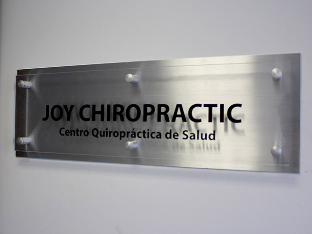 Joy Chiropractic's label